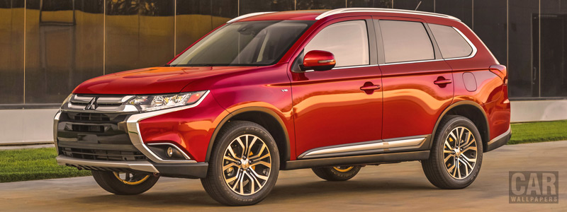 Обои автомобили Mitsubishi Outlander GT US-spec - 2015 - Car wallpapers