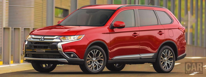 Обои автомобили Mitsubishi Outlander SEL US-spec - 2015 - Car wallpapers