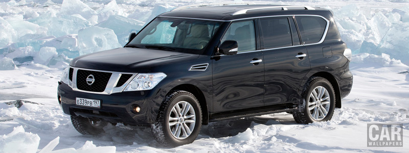 Обои автомобили Nissan Patrol RU-spec - 2012 - Car wallpapers