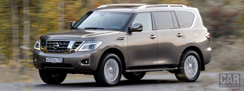 Обои автомобили Nissan-Patrol-RU-spec-2014 - Car wallpapers