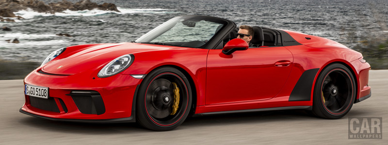 Обои автомобили Porsche 911 Speedster (Guards Red) - 2019 - Car wallpapers