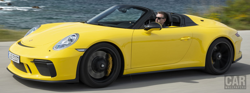 Обои автомобили Porsche 911 Speedster (Racing Yellow) - 2019 - Car wallpapers
