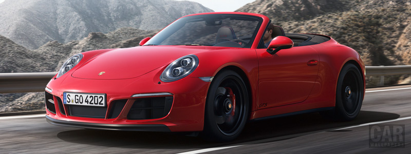 Обои автомобили Porsche 911 Carrera 4 GTS Cabriolet - 2017 - Car wallpapers