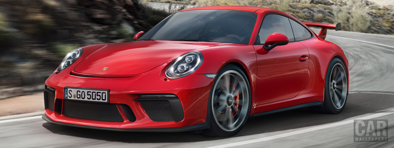 Обои автомобили Porsche 911 GT3 - 2017 - Car wallpapers