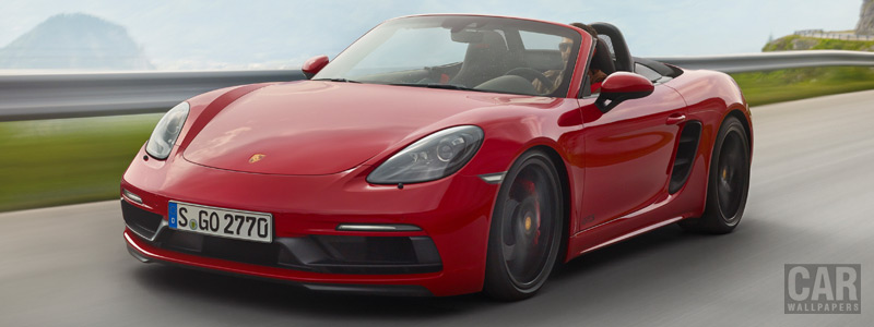 Обои автомобили Porsche-718-Boxster-GTS-2017 - Car wallpapers