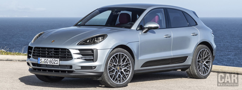 Обои автомобили Porsche Macan (Dolomite Silver Metallic) - 2018 - Car wallpapers