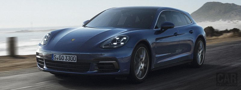 Обои автомобили Porsche Panamera 4S Diesel Sport Turismo - 2017 - Car wallpapers