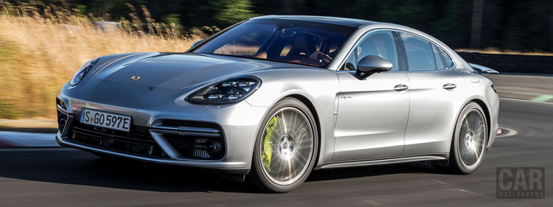 Обои автомобили Porsche Panamera Turbo S E-Hybrid - 2017 - Car wallpapers