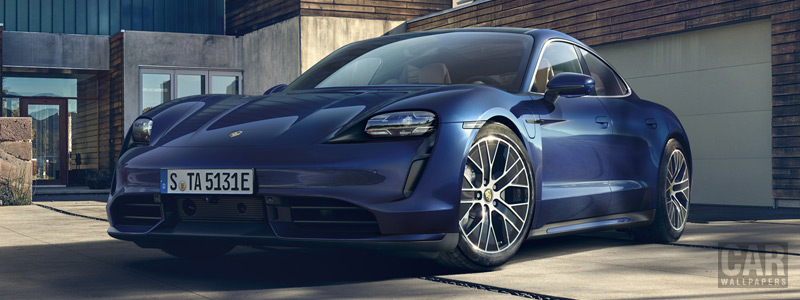 Обои автомобили Porsche Taycan Turbo - 2019 - Car wallpapers
