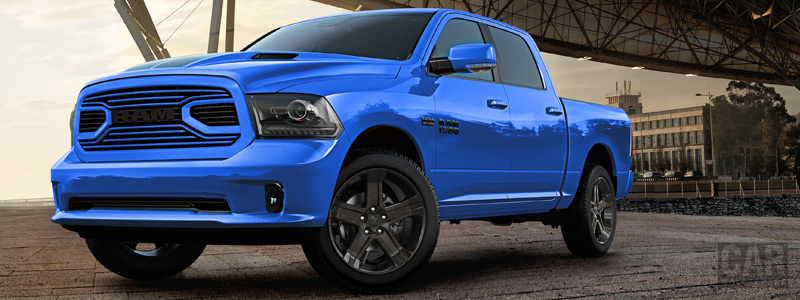 Обои автомобили Ram 1500 Hydro Blue Sport Crew Cab - 2017 - Car wallpapers