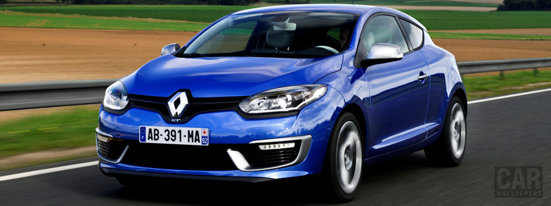 Обои автомобили Renault-Megane-Coupe-GT-2013 - Car wallpapers