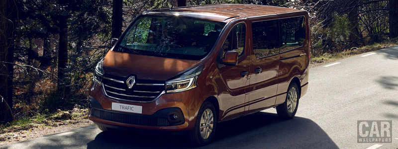 Обои автомобили Renault Trafic Minibus LWB - 2019 - Car wallpapers