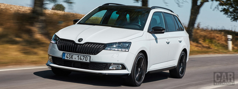 Обои автомобили Skoda Fabia Combi Monte Carlo - 2018 - Car wallpapers