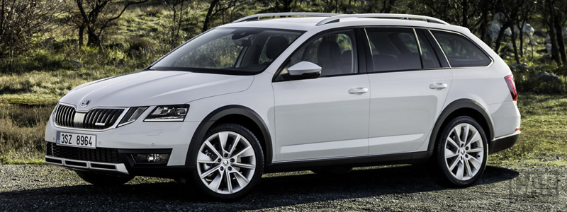 Обои автомобили Skoda Octavia Scout - 2017 - Car wallpapers