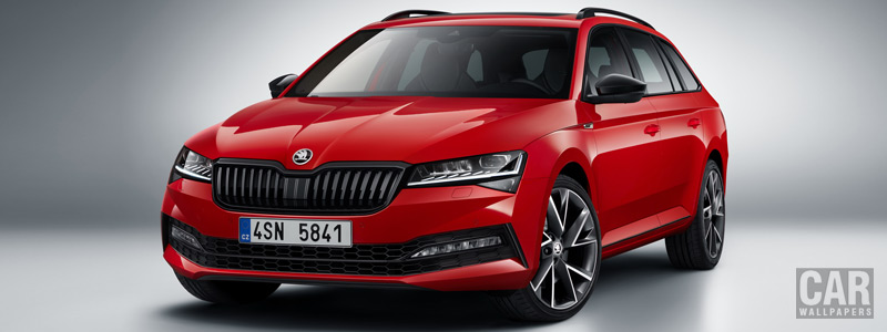 Обои автомобили Skoda Superb Combi 4x4 SportLine - 2019 - Car wallpapers