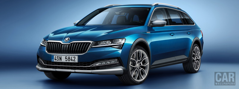 Обои автомобили Skoda Superb Scout - 2019 - Car wallpapers