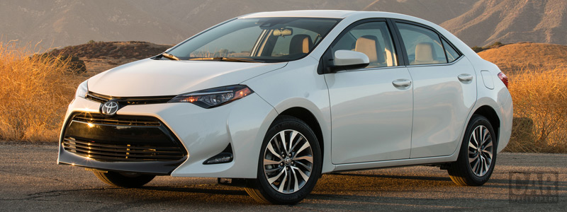 Обои автомобили Toyota Corolla LE Eco US-spec - 2016 - Car wallpapers