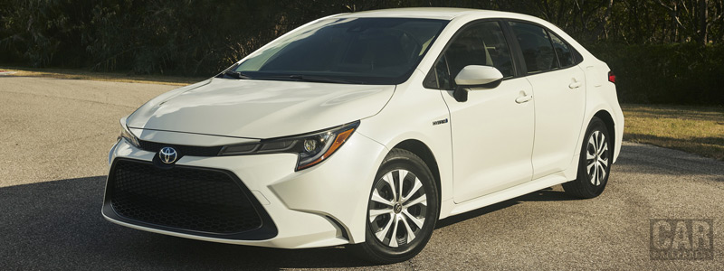 Обои автомобили Toyota Corolla LE Hybrid Sedan US-spec - 2019 - Car wallpapers