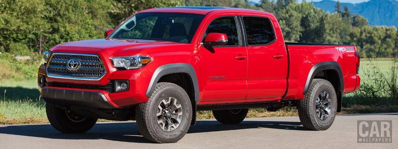 Обои автомобили Toyota Tacoma TRD Off-Road Double Cab - 2015 - Car wallpapers