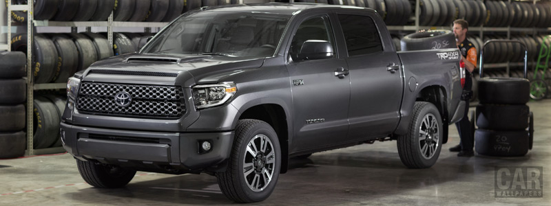 Обои автомобили Toyota Tundra TRD Sport CrewMax Cab - 2017 - Car wallpapers