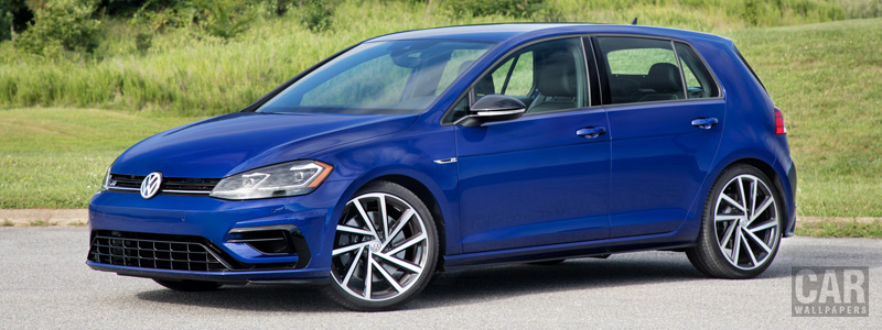 Обои автомобили Volkswagen Golf R 5door US-spec - 2018 - Car wallpapers