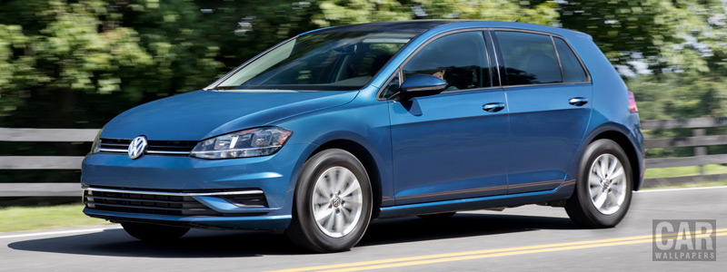 Обои автомобили Volkswagen Golf TSI 5door US-spec - 2018 - Car wallpapers