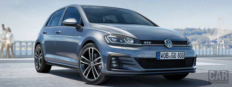 Обои автомобили Volkswagen Golf GTD 5door - 2017 - Car wallpapers