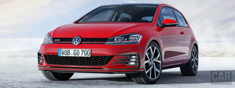 Обои автомобили Volkswagen Golf GTI 3door - 2017 - Car wallpapers