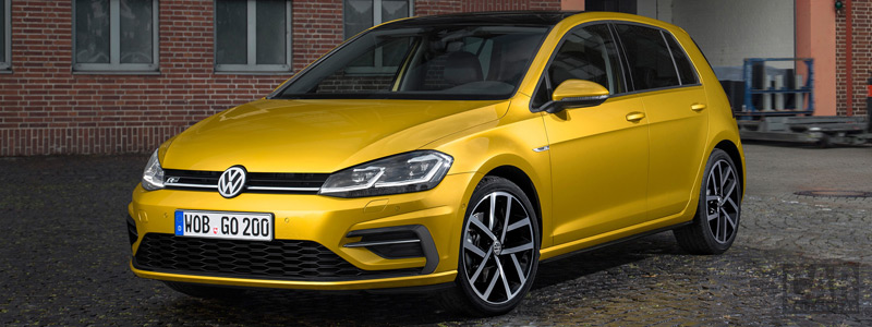 Обои автомобили Volkswagen Golf TSI R-Line 5door - 2017 - Car wallpapers