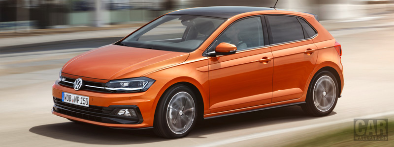Обои автомобили Volkswagen Polo R-Line - 2017 - Car wallpapers