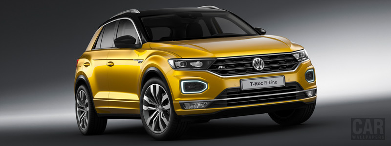Обои автомобили Volkswagen T-Roc R-Line - 2017 - Car wallpapers
