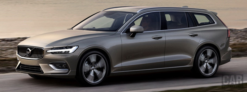 Обои автомобили Volvo V60 T6 AWD Inscription - 2018 - Car wallpapers