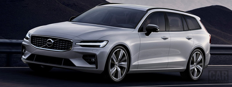 Обои автомобили Volvo V60 T6 AWD R-Design - 2018 - Car wallpapers