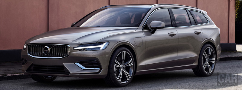 Обои автомобили Volvo V60 T8 Twin Engine AWD Inscription - 2018 - Car wallpapers