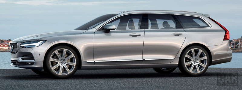 Обои автомобили Volvo V90 T6 Inscription - 2016 - Car wallpapers