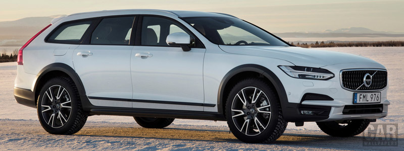 Обои автомобили Volvo V90 T6 Cross Country - 2017 - Car wallpapers
