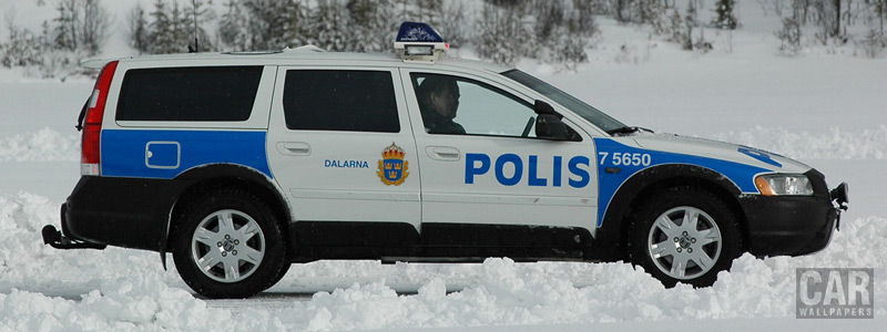 Обои автомобили Volvo XC70 Police - 2005 - Car wallpapers